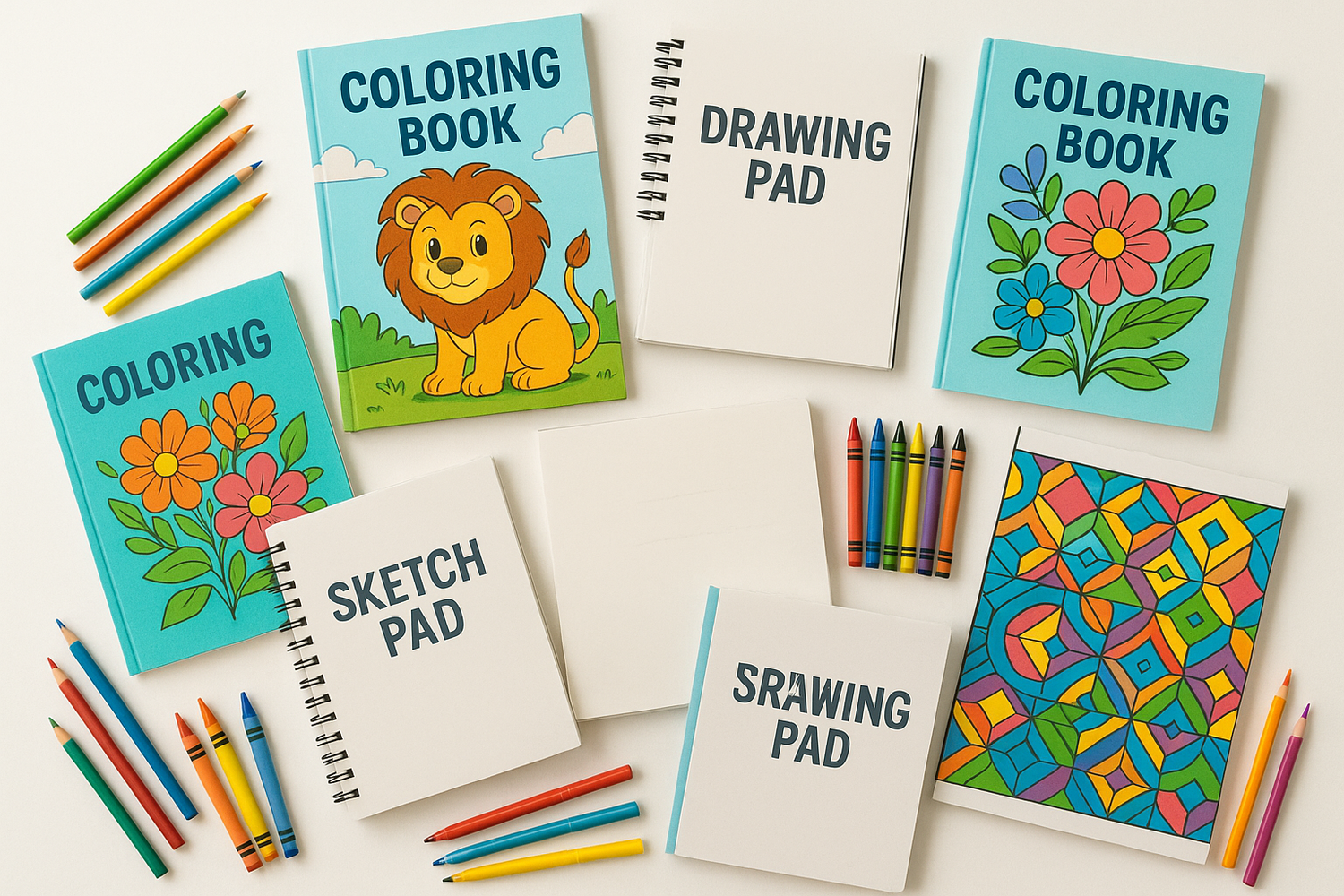 Coloring Books & Pads